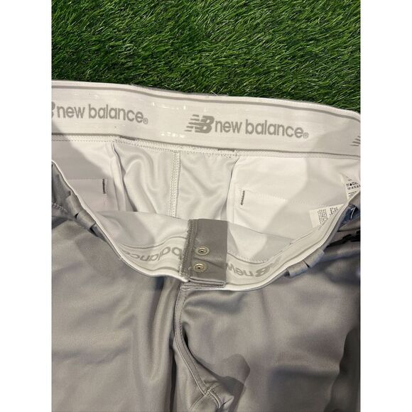 New‎ Balance Baseball Pants 36x33 Gray Piped Joggers Sweatpants [Tag size = 38] - Picture 5 of 10